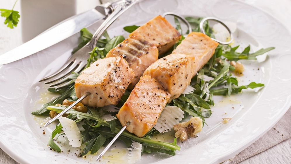 Lachs Mit Haut Braten