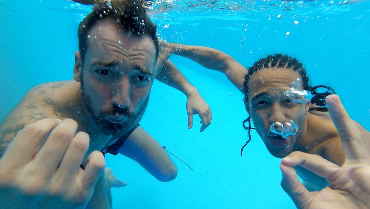 Gemeinsames Duschen und Waschtag