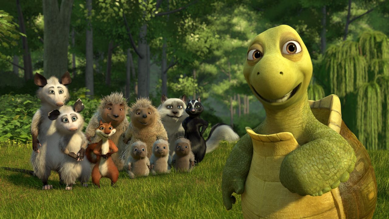 Verne (r.) ist der Anführer der Tiergemeinde. Seine "Familie" zu beschützen ist sein oberstes Ziel ... - Bildquelle: United International Pictures
