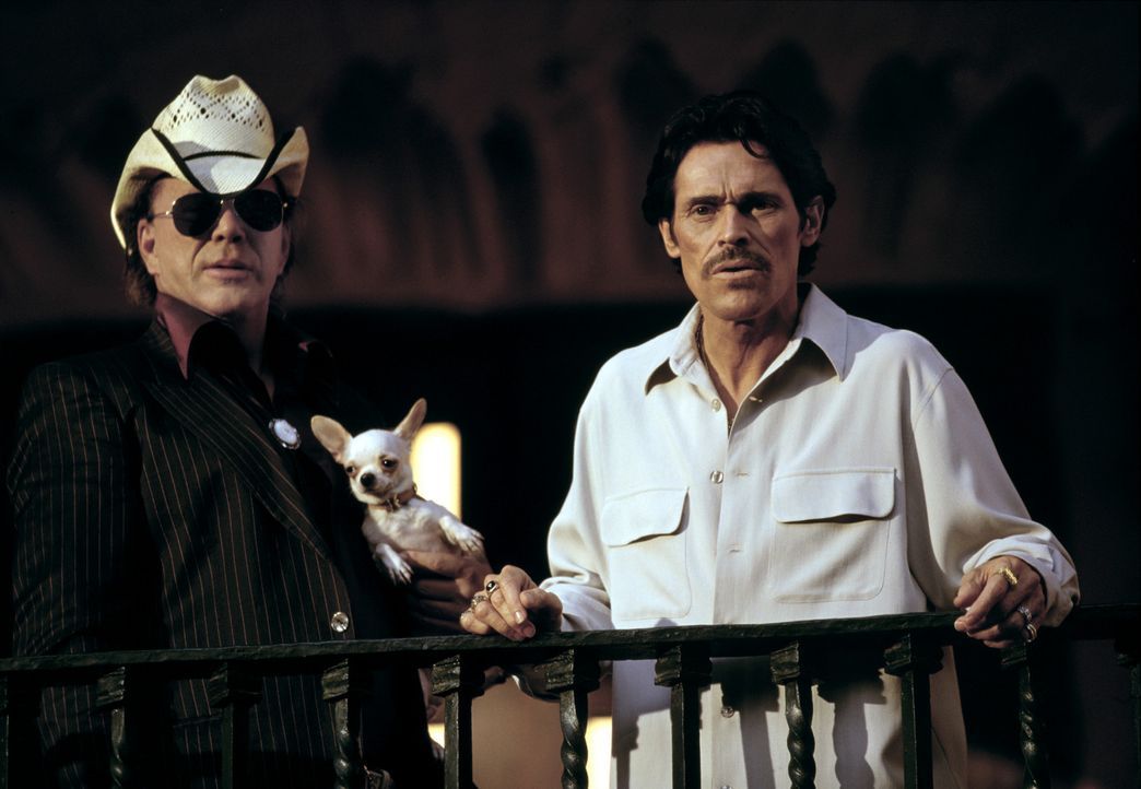 Billy (Mickey Rourke, l.) steht Barillo (Willem Dafoe, r.) tatkräftig zur Seite ... - Bildquelle: Columbia Pictures Corporation