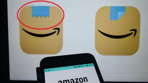 Skurrile Kritik: Amazon ändert App-Logo