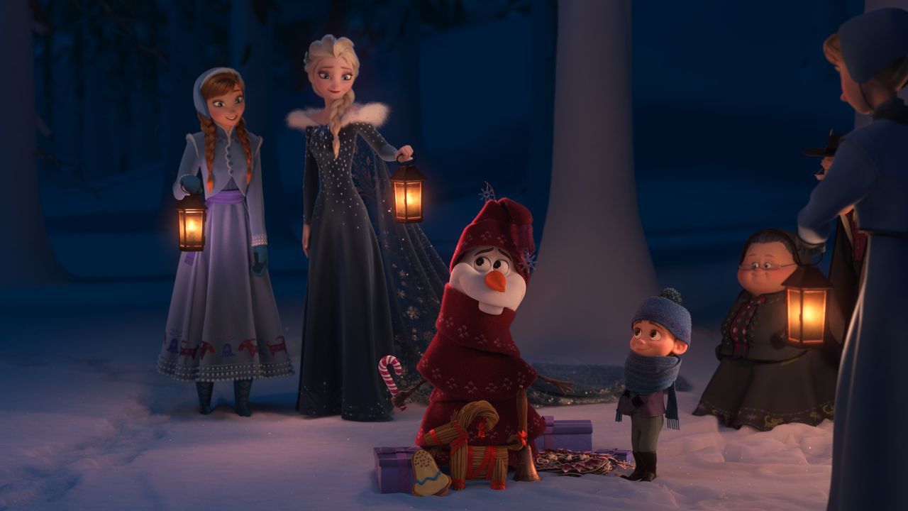 (v.l.n.r.) Anna; Elsa; Olaf - Bildquelle: Disney Enterprises, Inc.