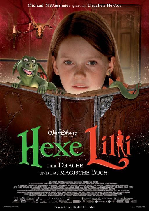 Hexe Lilli - Der Drache und das magische Buch - Plakatmotiv - Bildquelle: Marco Nagel Disney