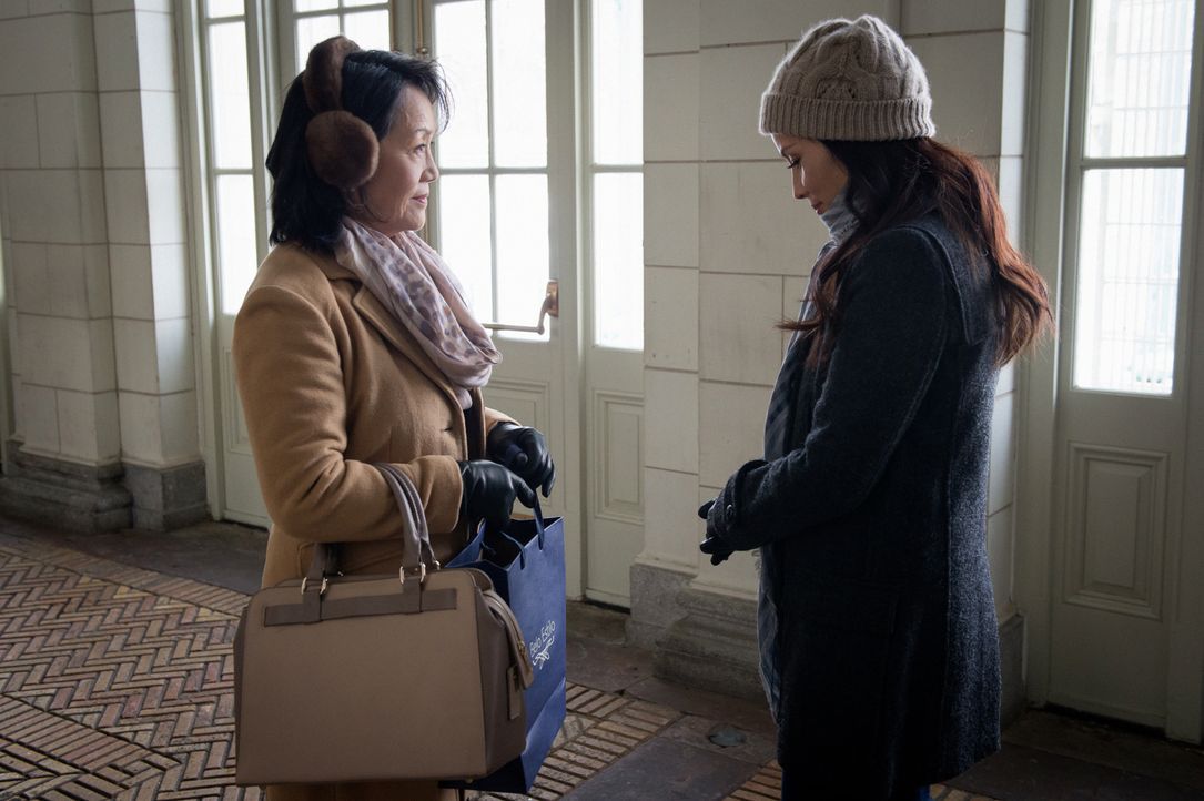 Watsons (Lucy Liu, r.) Mutter Mary (Freda Foh Shen, l.) findet heraus, dass Joans Bruder seine Frau betrügt ... - Bildquelle: CBS Television
