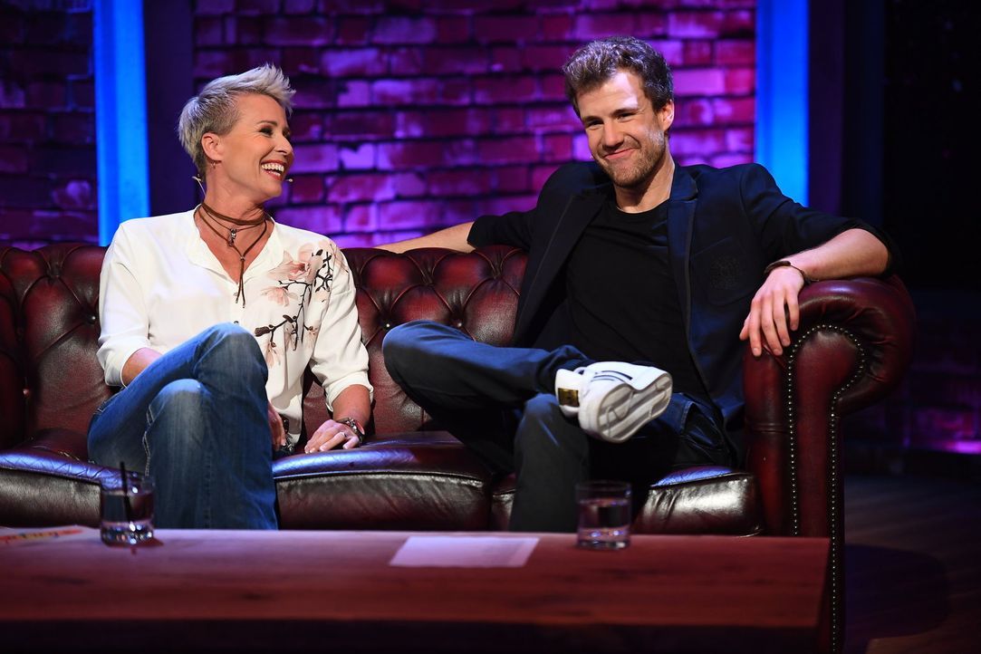 "Arabella", "Andreas Türck" und "Sonja" - an diesen Namen kam kein Kind der 90er vorbei. Doch jetzt sind Talkshowmoderatoren selbst zu Gast: Luke (r... - Bildquelle: Willi Weber SAT.1/Willi Weber