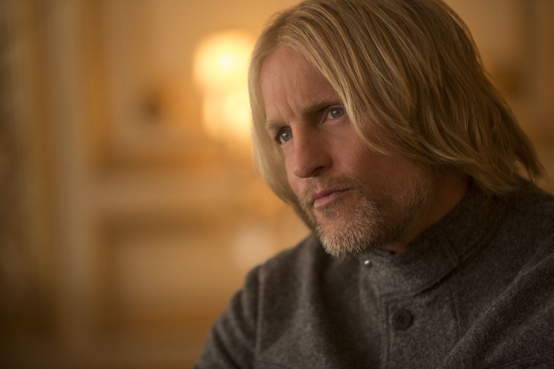 Kämpft an der Seite von Katniss für ein menschenwürdiges Leben der Einwohner von Panem: Haymitch (Woody Harrelson) ... - Bildquelle: Murray Close TM & © 2015 Lions Gate Entertainment Inc. All rights reserved. / Murray Close