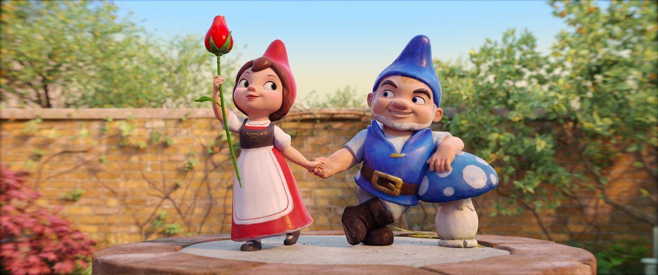 Julia (l.); Gnomeo (r.) - Bildquelle: © 2018 Paramount Pictures and Metro-Goldwyn-Mayer Pictures Inc. All Rights Reserved.