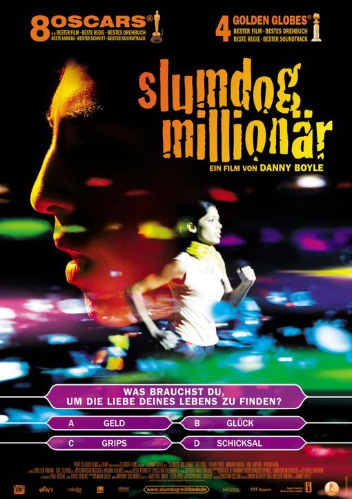 SLUMDOG MILLIONÄR - Plakatmotiv - Bildquelle: 2009 PROKINO Filmverleih GmbH