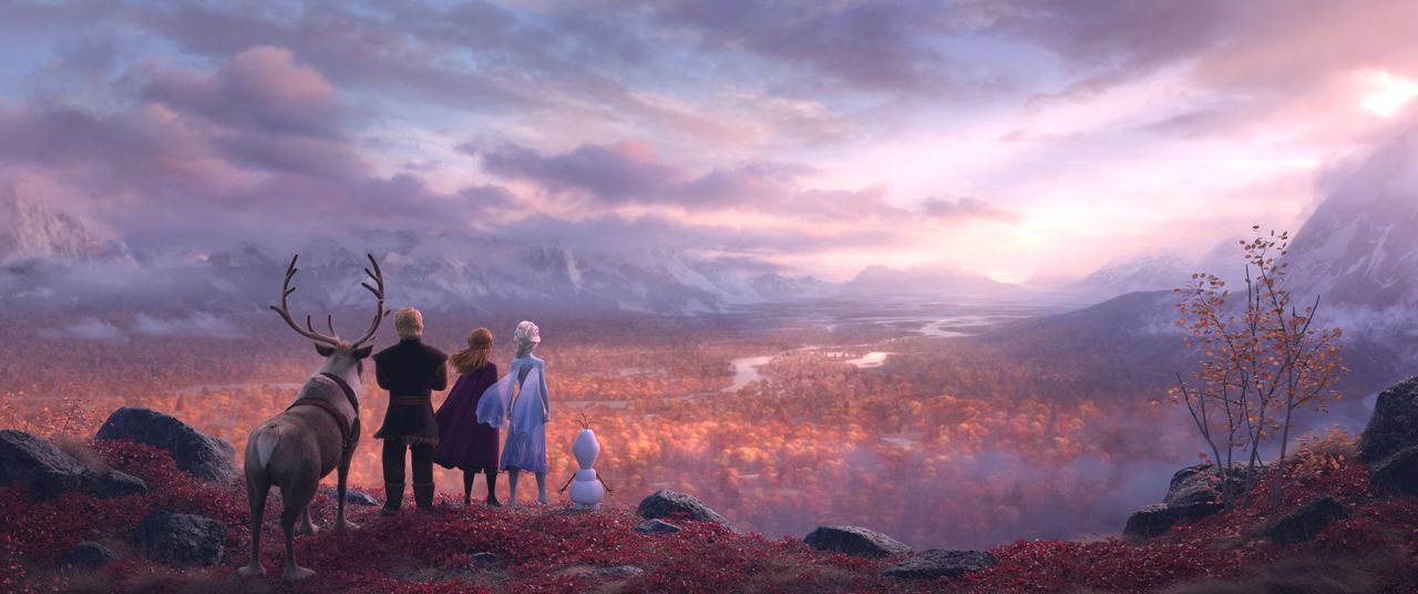 (v.l.n.r.) Sven; Kristoff; Anna; Elsa; Olaf - Bildquelle: 2019 Disney. All Rights Reserved.