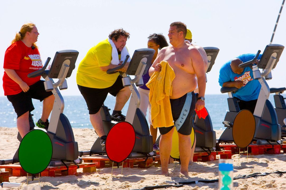 The-Biggest-Loser-Mini-Triathlon-Folge1-0006 - Bildquelle: SAT.1/Enrique Cano