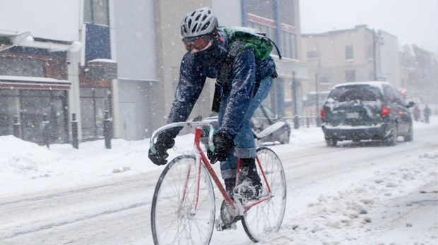 Ist es ungesund, bei Minusgraden mit dem Fahrrad zu fahren