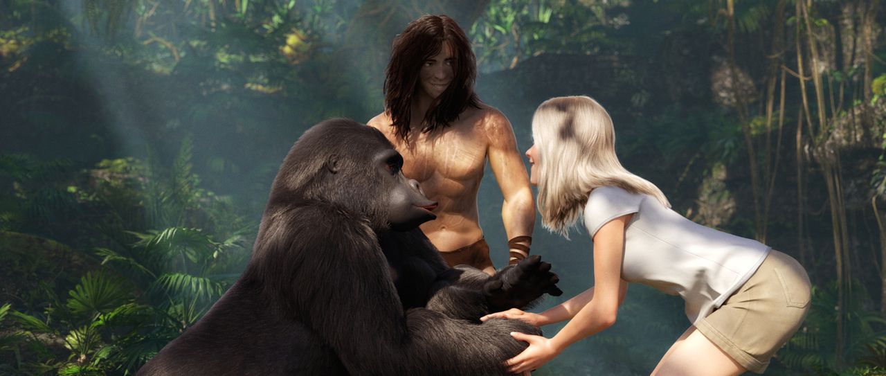 Endlich: Tarzan stellt Jane seine Affenmama Kala vor ... - Bildquelle: Constantin Film