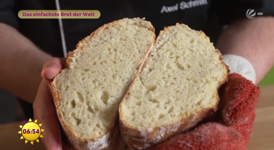 Fruhstucksfernsehen Video Selbstgebackenes Brot Einfach Und Mit Wenigen Zutaten Sat 1