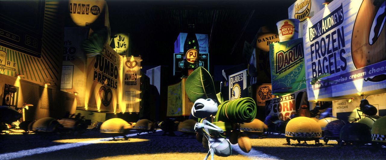 Zum ersten Mal in seinem Leben ist die Ameise Flik in der Großstadt. Er ist völlig überwältigt und überfordert ... - Bildquelle: Disney/Pixar