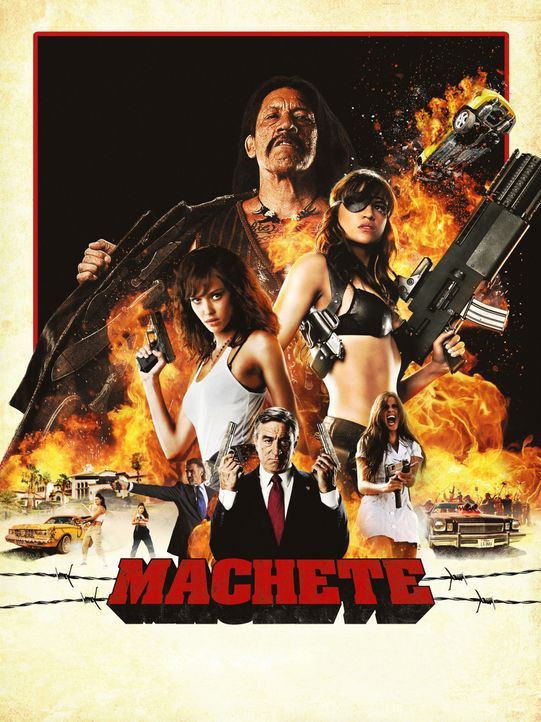 Machete - Plakatmotiv - Bildquelle: © 2010 Machete's Chop Shop, Inc. All Rights Reserved.