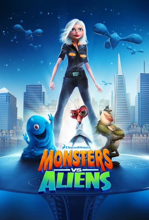 MONSTERS VS. ALIENS - Plakatmotiv - Bildquelle: TM and   2008 by DreamWorks Animation LLC. All rights reserved.