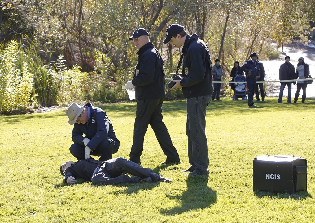 Während Special Agent Timothy McGee (Sean Murray, r.) zögert, Gibbs (Mark Harmon, M.) um einen freien Tag zu bitten, versucht Dr. Donald Mallard (Da... - Bildquelle: CBS Television