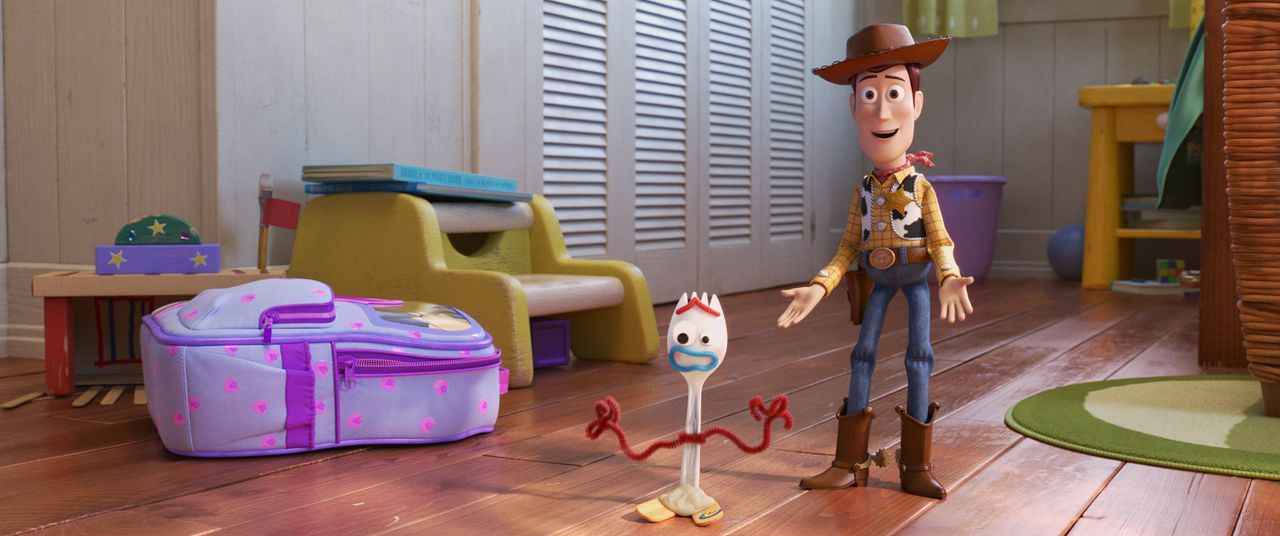 Forky (l.); Woody (r.) - Bildquelle: 2019 Dinsey/Pixar. All Rights Reserved.