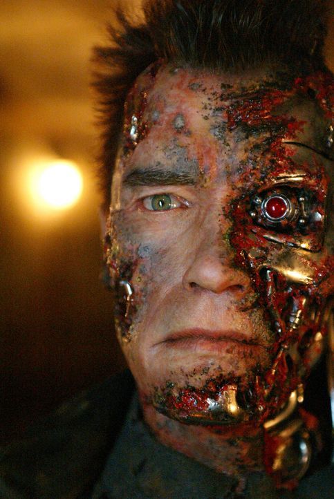 Die einzige Hoffnung, die Welt vor dem Untergang zu retten, ist eine technisch veralterte Replik des Terminators (Arnold Schwarzenegger) ... - Bildquelle: 2004 Sony Pictures Television International. All Rights Reserved.