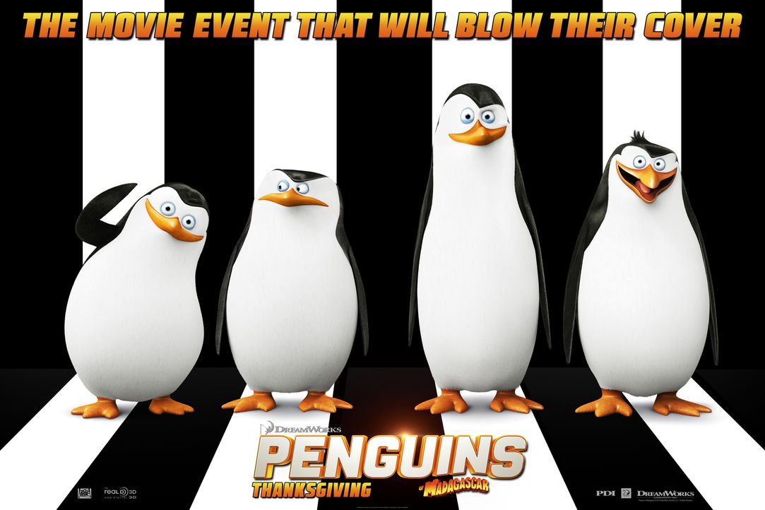 Penguins of Madagascar - Plakatmotiv - Bildquelle: 2014 DreamWorks Animation, L.L.C.  All rights reserved.
