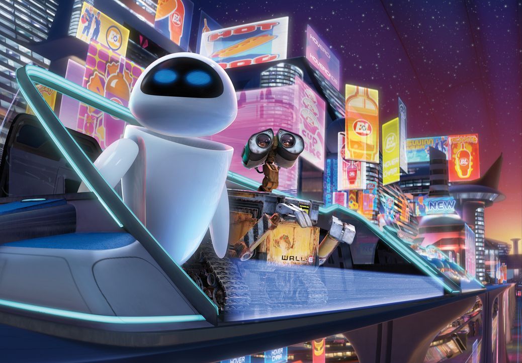 Wall-E verliebt sich auf Anhieb in die Roboterdame EVE. Diese zeigt jedoch zunächst keinerlei Interesse an dem Haushaltsroboter - sie muss ihre Mis... - Bildquelle: Touchstone Pictures