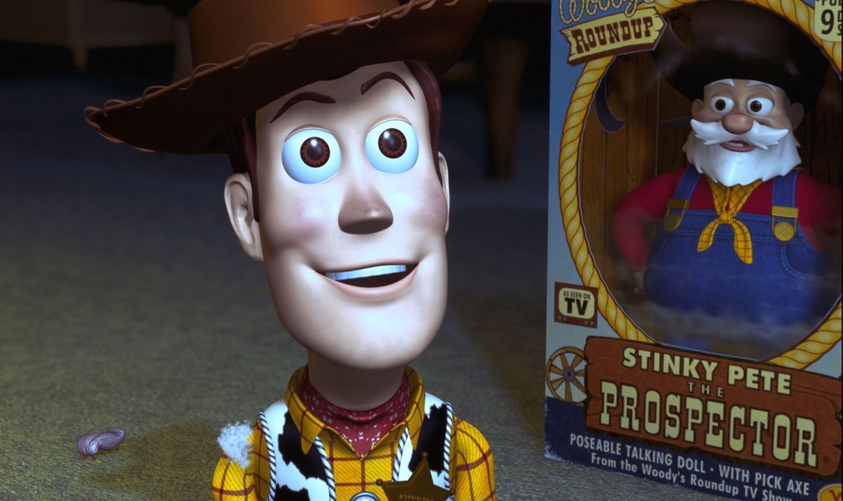 Seine neuen Freunde, das Cowgirl Jessie und der Goldgräber Stinky Pete, erklären Woody (Bild), dass sie einst zusammengehörten und sogar eine eigene... - Bildquelle: Buena Vista International Television