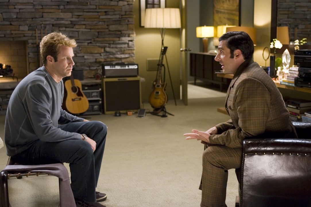Jack Wyatts (Will Ferrell, l.) enthusiastischer Agent Richie (Jason Schwartzman, r.) hat ein neues Projekt zur Hand, um die Karriere von Jack irgend... - Bildquelle: 2005 Columbia Pictures Industries, Inc. All Rights Reserved.
