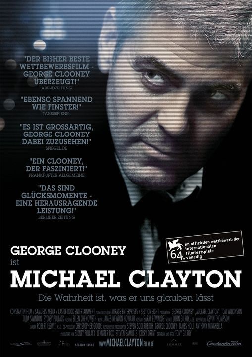 Michael Clayton - Plakatmotiv - Bildquelle: Constantin Film Verleih GmbH