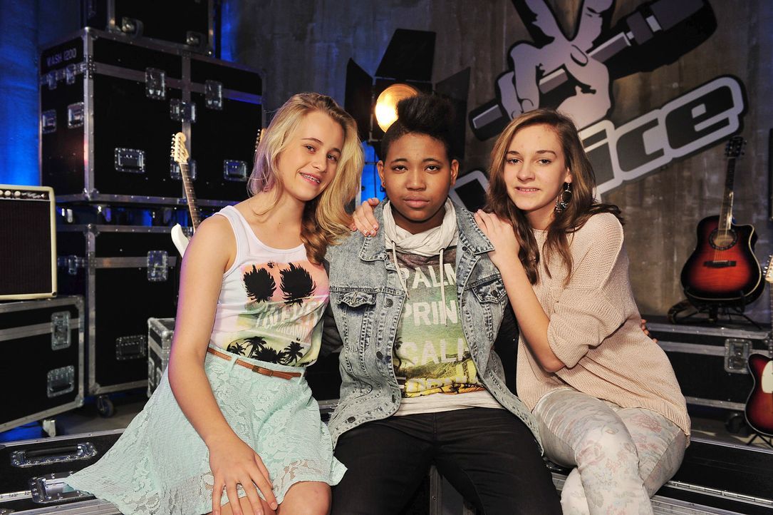 The-Voice-Kids-Stf02-Epi07-Jamica-Nadine-Sarah-1-SAT1-Andre-Kowalski - Bildquelle: SAT.1/Andre Kowalski