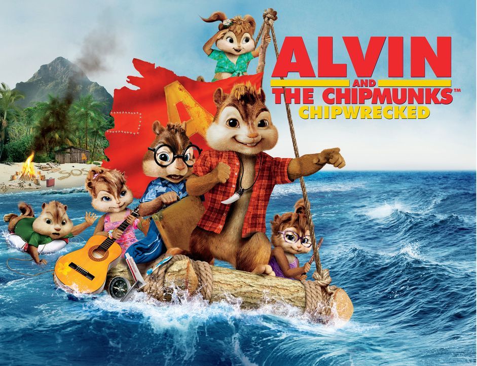 ALVIN AND THE CHIPMUNKS: CHIP-WRECKED - Plakatmotiv - Bildquelle: 2011 Twentieth Century Fox Film Corporation. All rights reserved.