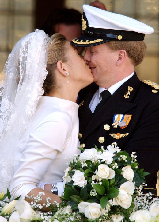 Hochzeit-Kronprinz-Willem-Alexander-Prinzessin-Maxima-02-02-02-dpa - Bildquelle: dpa