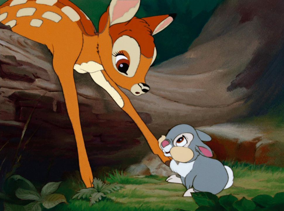 Bambi (l.) und sein Freund Klopfer (r.) erleben viele aufregende Abenteuer im Wald ... - Bildquelle: Disney