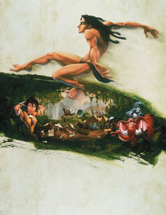Tarzan -Artwork - Bildquelle: Edgar Rice Burroughs Inc. and Disney