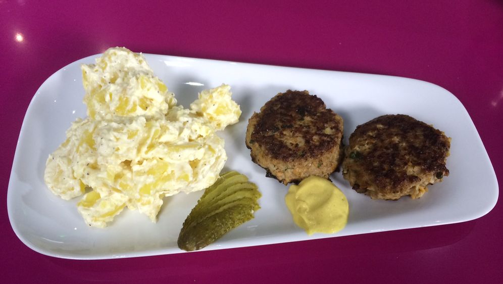 Kartoffelsalat mit Bouletten
