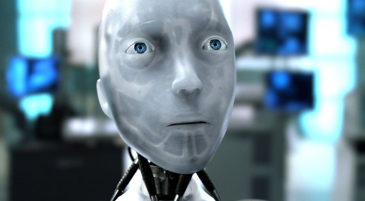Noch weiß niemand, dass Roboter Sonny neben einer logisch agierenden Einheit auch eine für Emotionen besitzt und nicht an den Zentralcomputer angesc... - Bildquelle: 2004 Twentieth Century Fox Film Corporation. All rights reserved.