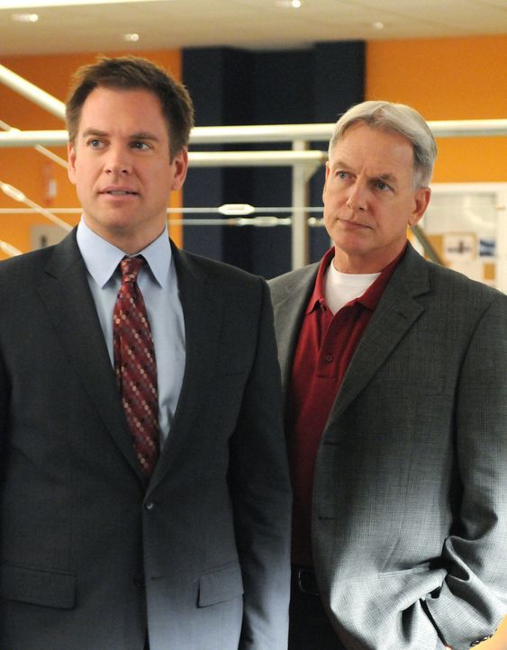 Ermitteln in einem neuen Fall: Gibbs (Mark Harmon, r.) und Tony (Michael Weatherly, l.) ... - Bildquelle: CBS Television