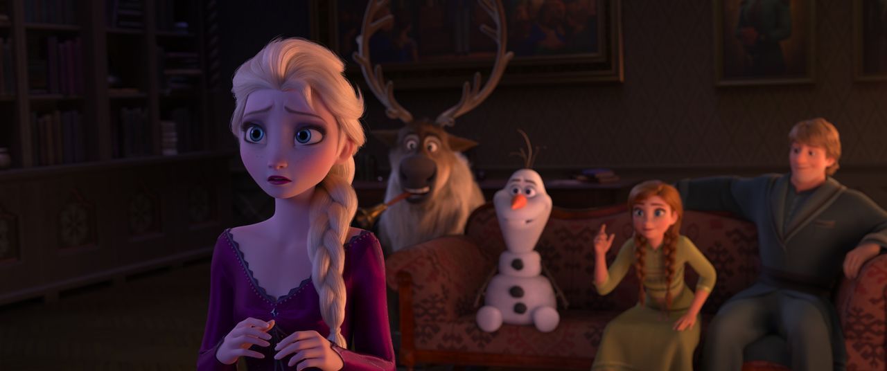 (v.l.n.r.) Elsa; Sven; Olaf; Anna; Kristoff - Bildquelle: 2019 Disney. All Rights Reserved.