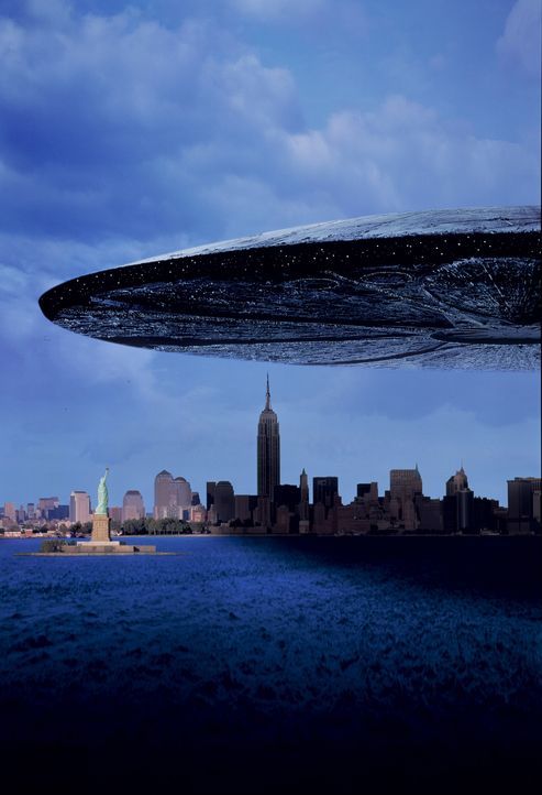 Attacke! Am Himmel über der Erde erscheinen gigantische Scheiben - außerirdische Raumschiffe. Weshalb sie hier sind und worauf sie warten weiß keine... - Bildquelle: 20th Century Fox Film Corporation