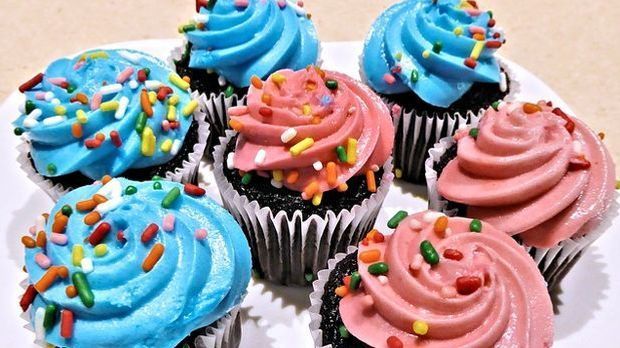 Nicht nur perfekt für Kindergeburtstage: süße Cupcakes.