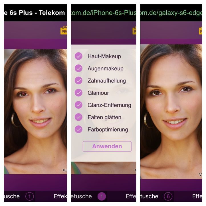 Visage Lab Diese App ist ein digitaler Schönheitschirurg. Es entfernt Pickel...
