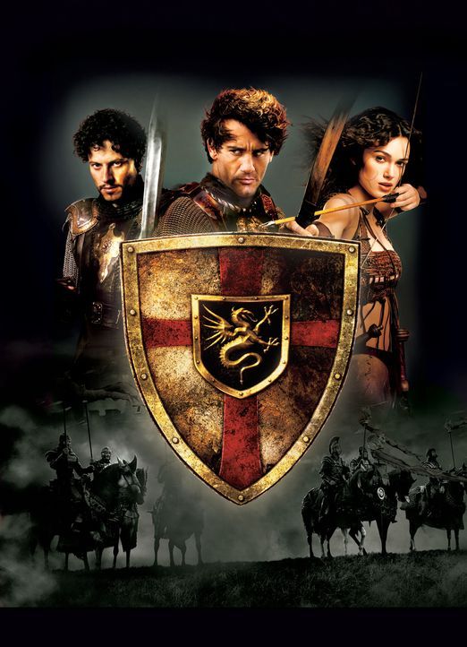 King Arthur - Artwork -  mit (v.l.n.r.) Ioan Gruffudd, Clive Owen und Keira Knightley - Bildquelle: TOUCHSTONE PICTURES & JERRY BRUCKHEIMER FILMS, INC. ALL RIGHTS RESERVED.