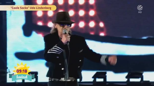 Frühstücksfernsehen Video Coole Socke Udo Lindenberg! Sat.1