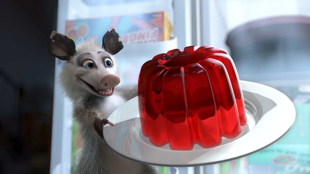 Interessante Dinge entdeckt die Opossum-Teenagerin Heather im Kühlschrank der Menschen ... - Bildquelle: United International Pictures
