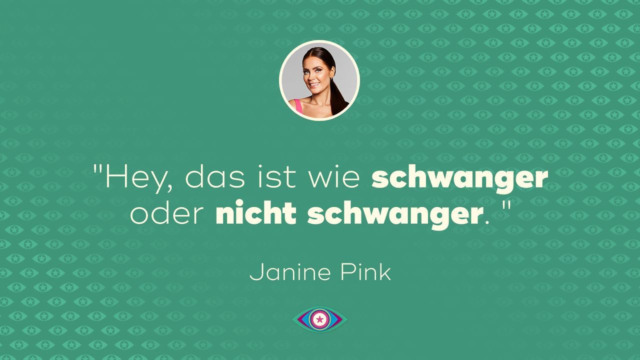 Promi Big Brother - Finale - Janine schwanger