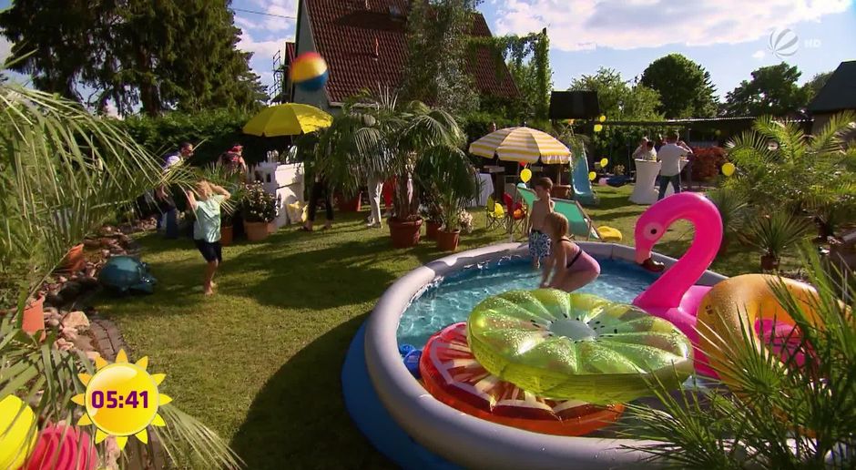 Fruhstucksfernsehen Video Ein Urlaubsparadies Im Eigenen Garten Sat 1
