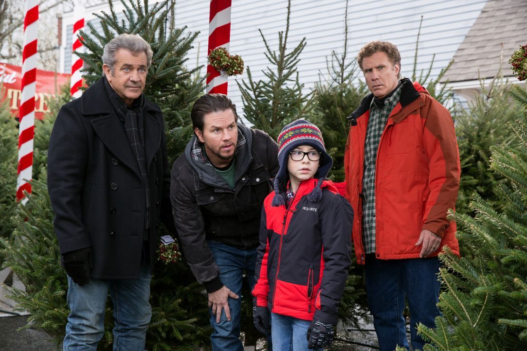 (v.l.n.r.) Kurt (Mel Gibson); Dusty (Mark Wahlberg); Dylan (Owen Vaccaro); Brad (Will Ferrell) - Bildquelle: Claire Folger © 2018 Paramount Pictures / Claire Folger