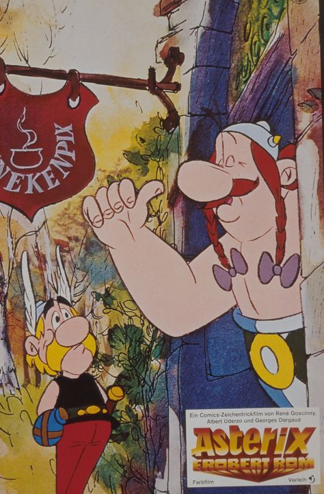 Asterix (l.) und Obelix (r.) - Obelix will essen ... - Bildquelle: Jugendfilm-Verleih GmbH