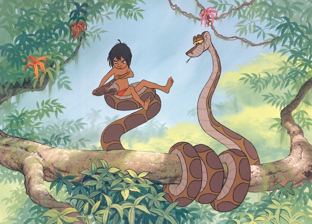 Hypnotisiert Mogli und wird für ihn zu einer großen Gefahr: die Schlange Kaa ... - Bildquelle: Disney Enterprises, Inc.  All rights reserved