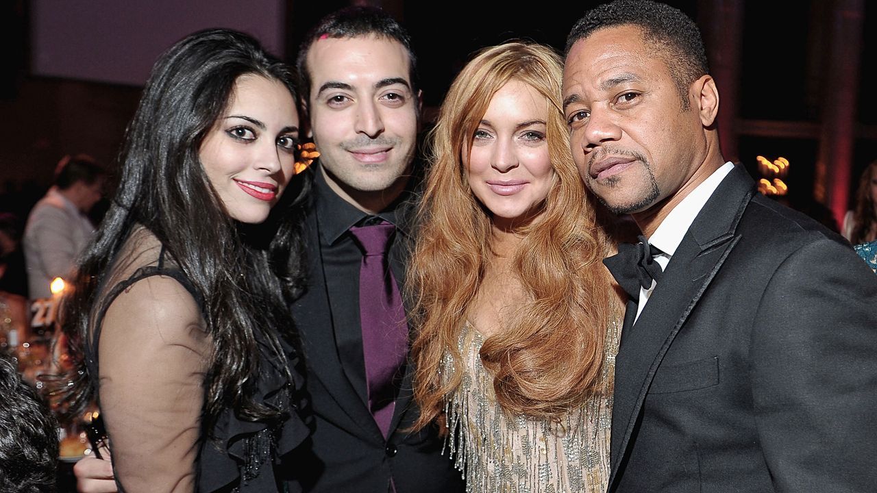 mfar-NY-Mohammed-Al-Turki-Lindsay-Lohan-Cuba-Gooding-13-02-06-Michael-Loccisano-Getty-Images-AFP - Bildquelle: Michael Loccisano/Getty Images for Mercedes-Benz Fashion Week/AFP