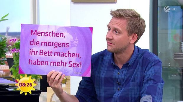 Frühstücksfernsehen Video Betten Machen Für Mehr Sex Sat1 